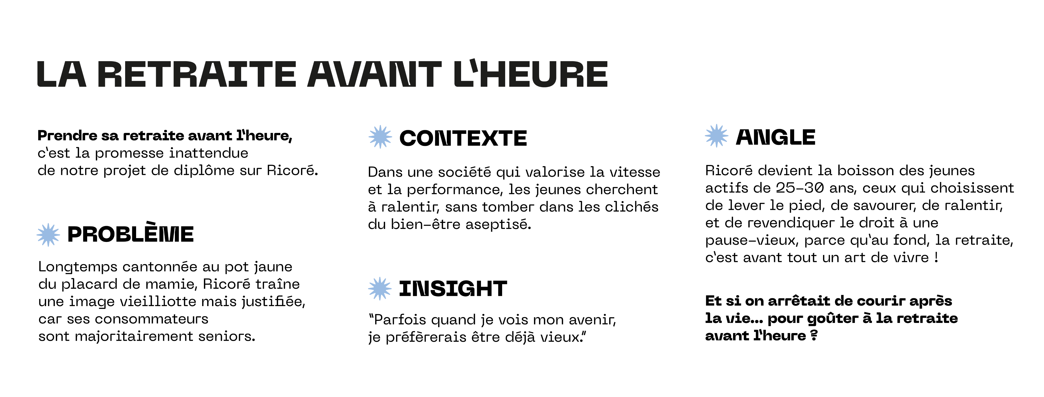 retraite avant l'heure 1